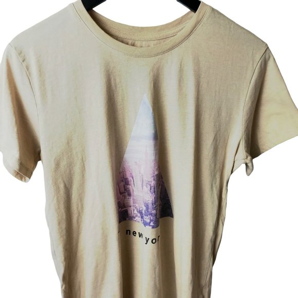 Cotton On New York Photo The Relaxed Tee T Shirt Graphic Tee Short Sleeve Cotton - Picture 2 of 8